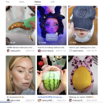 Image of a number of Tiktok products bay a variety of Tiktok influencers, which is highlighting Tiktok monetization