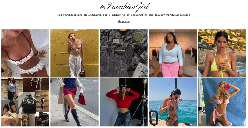Frankies-shop-gallery-from-home-page-with-instagram-models-posing-with-their-clothing