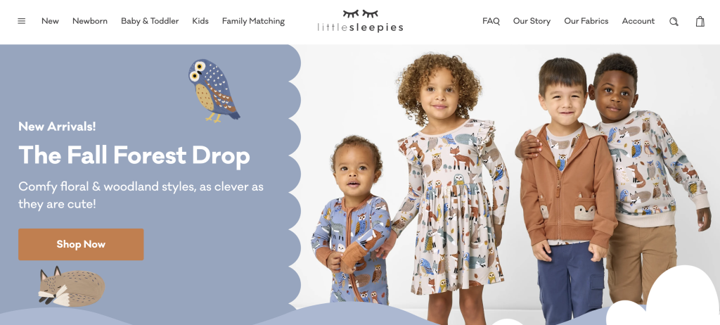 Little-sleepies-above-the-fold-screenshot-desktop-website