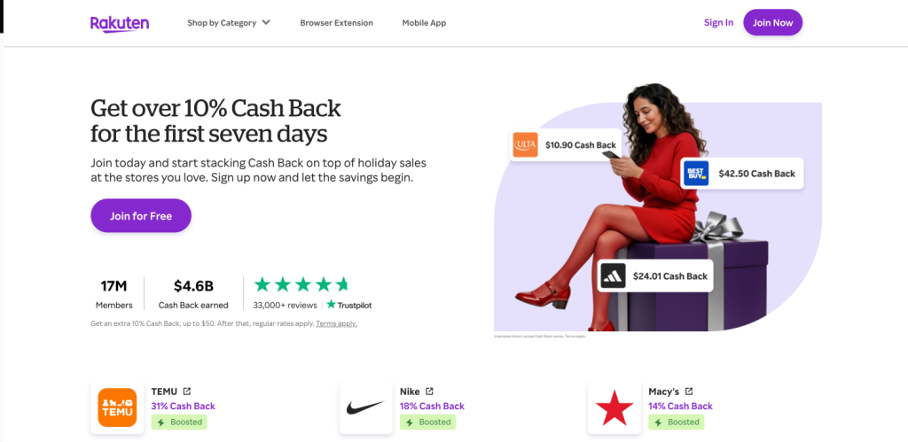 Rakuten-screenshot-affiliate