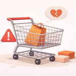Abandoned-cart-characteur-broken-heart-with-a-cart