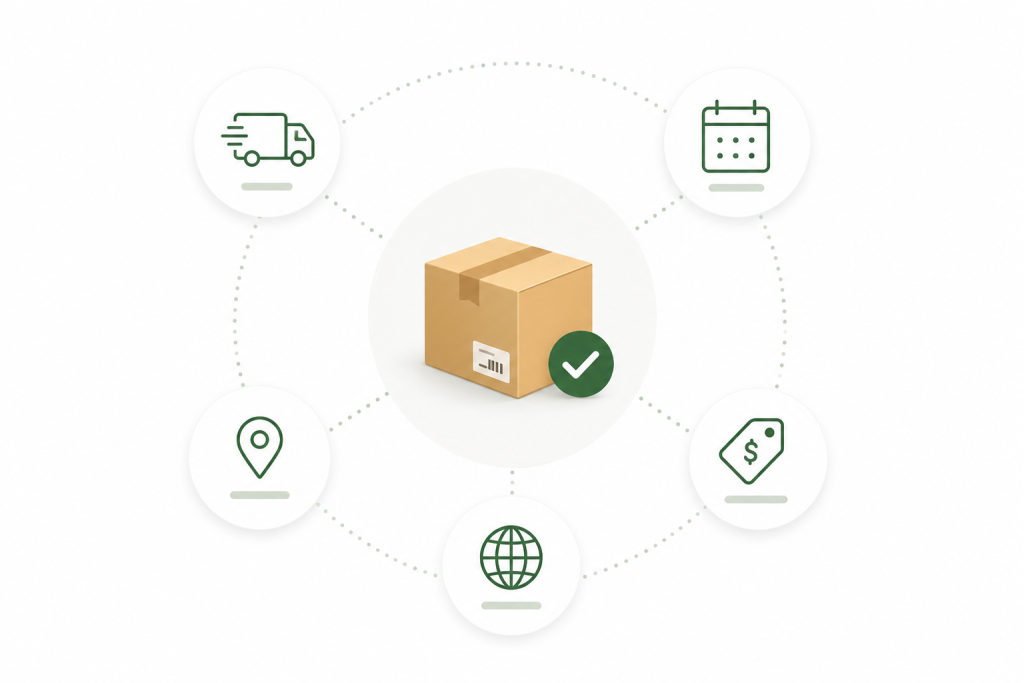 concept of have a return policy and your shipping policy being free